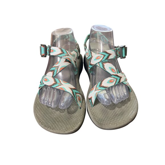 Chaco Z Cloud 2 Sandals Punta Pine Adjustable Straps Hiking Trail Womens Size 9 - Picture 4 of 9